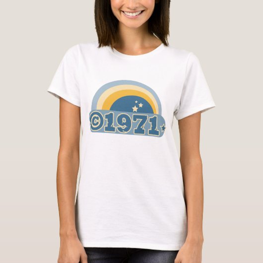 Auteursrecht 1971 t-shirt (Voorkant)