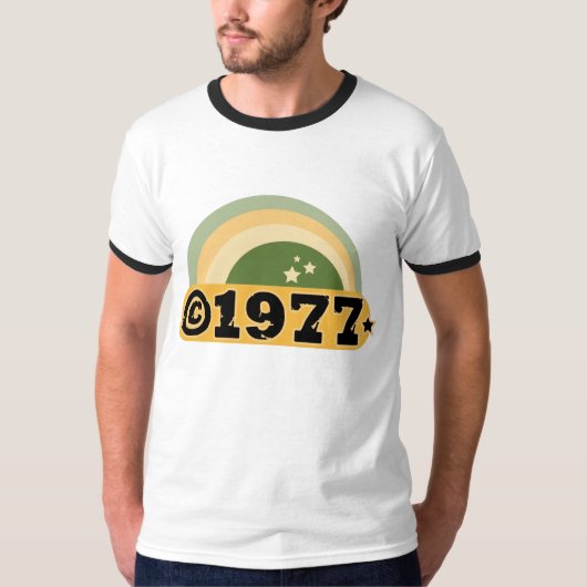 Auteursrecht 1977 t-shirt (Voorkant)