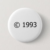 Auteursrecht 1993 ronde button 5,7 cm (Voorkant)