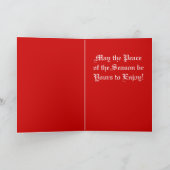 Authenic Vintage-kerstkaartje Feestdagen Kaart (Binnen)