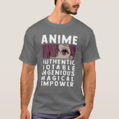 Authenthic, Notable, Ingenious, Magical, Empower T-shirt (Voorkant)