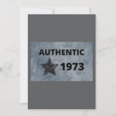 Authentic 1973-uitnodiging kaart (Voorkant)