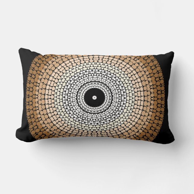 Authentic Aboriginal Designed Cushion 51 cm Kussen (Voorkant)