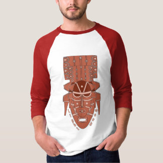 Authentic African Ligbi mask mannen T - shirt