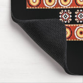 Authentic African Motifs Tribal Art Mousepad Muismat (Hoek)