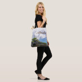 Authentic Alaska Gift Items - Alaska Mountains Tote Bag (Op model)