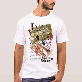 Authentic American Jazz Art T-Shirt
