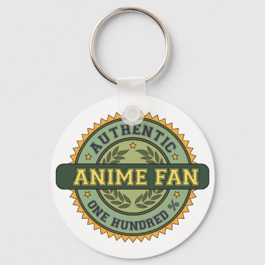 Authentic Anime Fan Sleutelhanger (Voorkant)