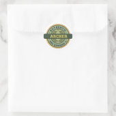 Authentic Archer Ronde Sticker (Tas)