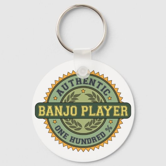 Authentic Banjo Player Sleutelhanger (Voorkant)