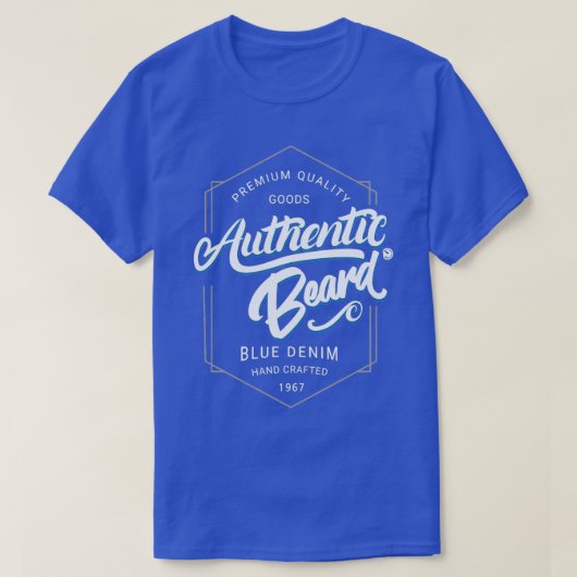 Authentic Beard 1967 T-shirt (Design voorkant)
