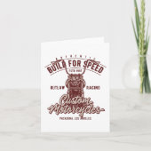 Authentic bouwt voor snelheid kaart (Voorkant)