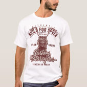 Authentic bouwt voor snelheid t-shirt (Voorkant)