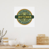 Authentic Butcher Poster (Keuken)