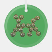 ​🐶 Authentic Chang Beer Cap Dog Glas Ornament (Voorkant)