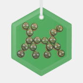 ​🐶 Authentic Chang Beer Cap Dog Glas Ornament (Voorkant)