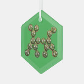 ​🐶 Authentic Chang Beer Cap Dog Glas Ornament (Voorkant links)