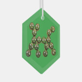 ​🐶 Authentic Chang Beer Cap Dog Glas Ornament (Voorkant Rechts)