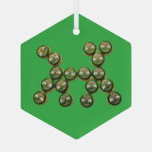 ​🐶 Authentic Chang Beer Cap Dog Glas Ornament (Achterkant)