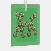 ​🐶 Authentic Chang Beer Cap Dog Glas Ornament (Voorkant Rechts)