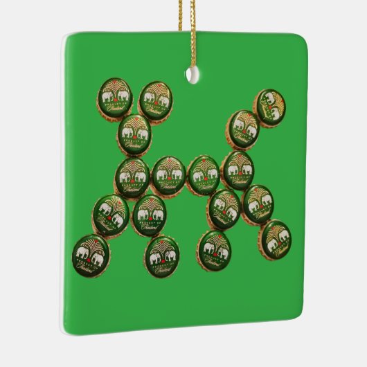 ​🐶 Authentic Chang Beer Cap Dog Keramisch Ornament (Rechts)