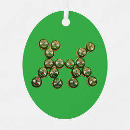 🐶 Authentic Chang Beer Cap Dog Metalen Ornament