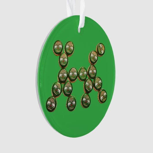 ​🐶 Authentic Chang Beer Cap Dog Ornament (voorkant)