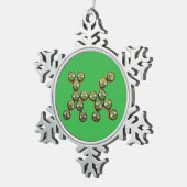 ​🐶 Authentic Chang Beer Cap Dog Tin Sneeuwvlok Ornament (Rechts)