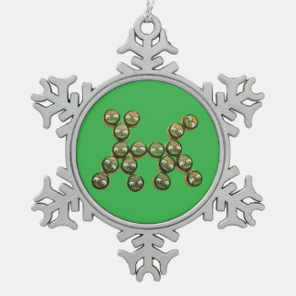 ​🐶 Authentic Chang Beer Cap Dog Tin Sneeuwvlok Ornament