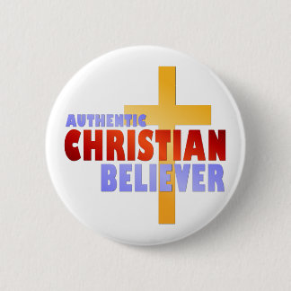 Authentic Christelijk Believer Ronde Button 5,7 Cm