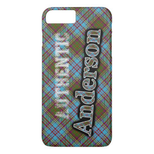 Authentic Clan Anderson Scottish Tartan Design iPhone 8/7 Plus Hoesje