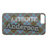 Authentic Clan Anderson Scottish Tartan Design Case-Mate iPhone Case (Achterkant (Horizontaal))