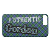Authentic Clan Gordon Scottish Tartan Design Case-Mate iPhone Case (Achterkant (Horizontaal))