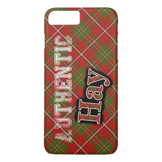 Authentic Clan Hay Scottish Tartan Design Case-Mate iPhone Case (Achterkant)