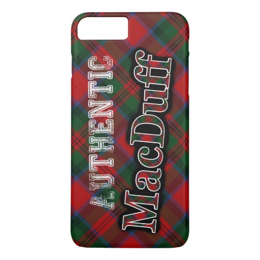 Authentic Clan MacDuff Scottish Tartan Design Case-Mate iPhone Case (Achterkant)