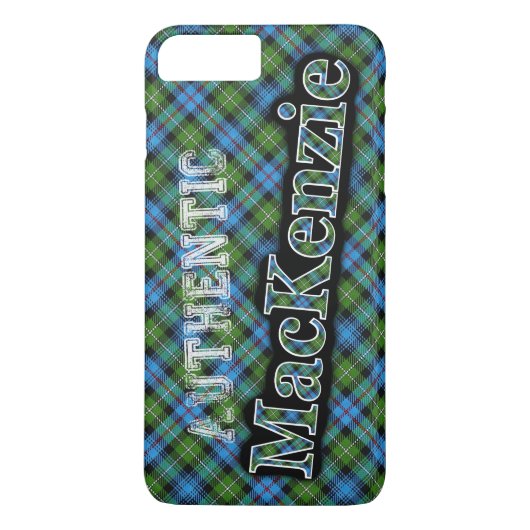 Authentic Clan MacKenzie Scottish Tartan Design Case-Mate iPhone Case (Achterkant)