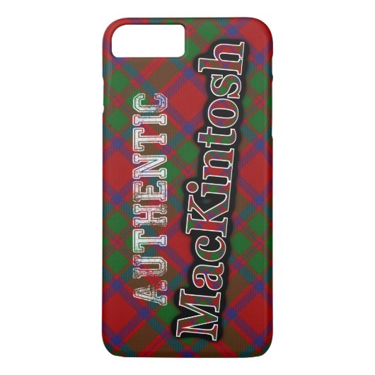 Authentic Clan MacKintosh Scottish Tartan Design Case-Mate iPhone Case (Achterkant)