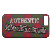Authentic Clan MacKintosh Scottish Tartan Design Case-Mate iPhone Case (Achterkant (Horizontaal))