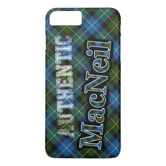 Authentic Clan MacNeil Scottish Tartan Design Case-Mate iPhone Case (Achterkant)