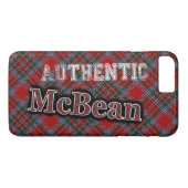 Authentic Clan McBean Scottish Tartan Design Case-Mate iPhone Case (Achterkant (Horizontaal))