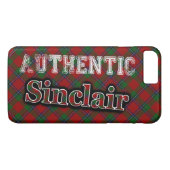 Authentic Clan Sinclair Scottish Tartan Design Case-Mate iPhone Case (Achterkant (Horizontaal))