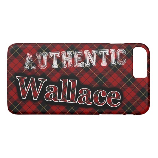 Authentic Clan Wallace Scottish Tartan Design Hoes (Achterkant (Horizontaal))