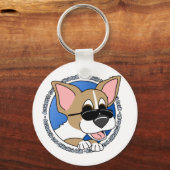 Authentic Cool Chihuahua Sleutelhanger (Voorkant)