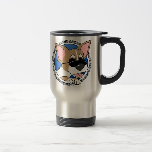Authentic Cool Chihuahua Travel Mug Reisbeker (Rechts)