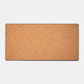 Authentic Cork Board Texture Office Desk Mat (Voorkant)