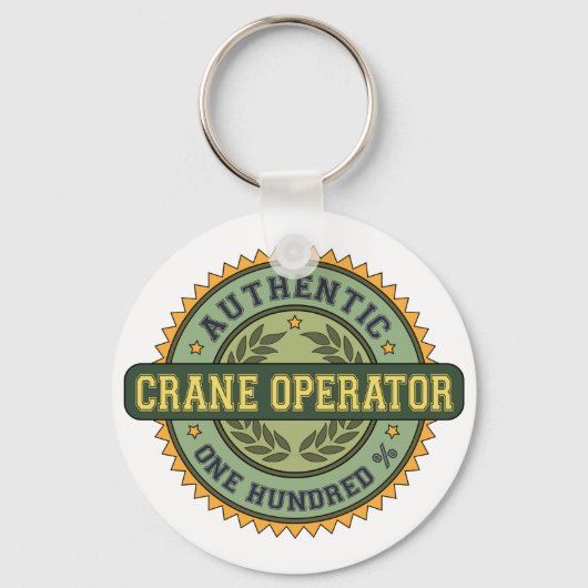 Authentic Crane Operator Sleutelhanger (Voorkant)
