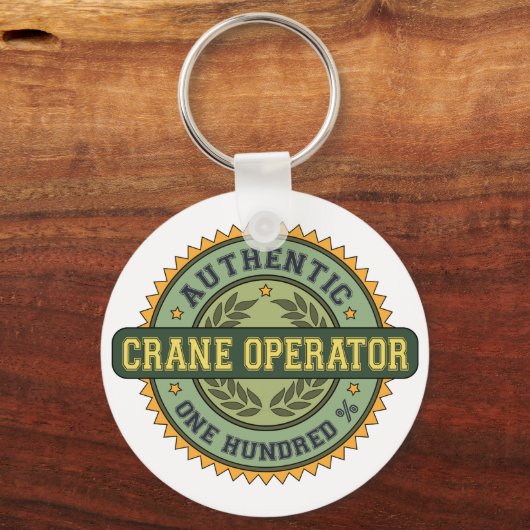 Authentic Crane Operator Sleutelhanger (Voorkant)