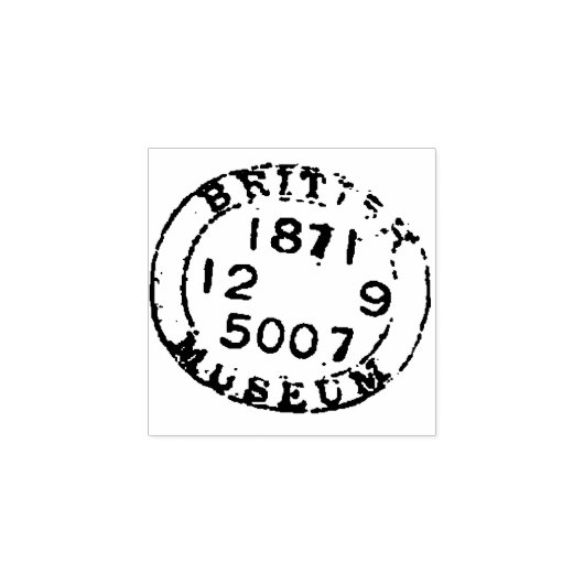 Authentic Dated Museum Document Seal Journaling Ru Rubberstempel (Afrduk)