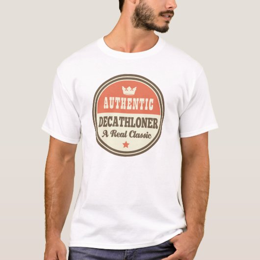 Authentic Decathloner Gift Idee T-shirt (Voorkant)