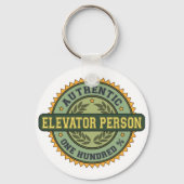 Authentic Elevator Persoon Sleutelhanger (Voorkant)